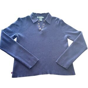 Ralph Lauren ribbed polo  100% cotton size petite MP